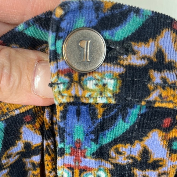 Pilcro Women Serif Legging Cords Corduroy Pants Paisley Abstract Colorful Mod 25 - Picture 4 of 13